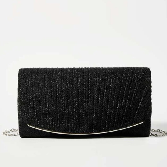 Luxe glitter party evening wedding prom clutch box bag - Picture 14 of 16